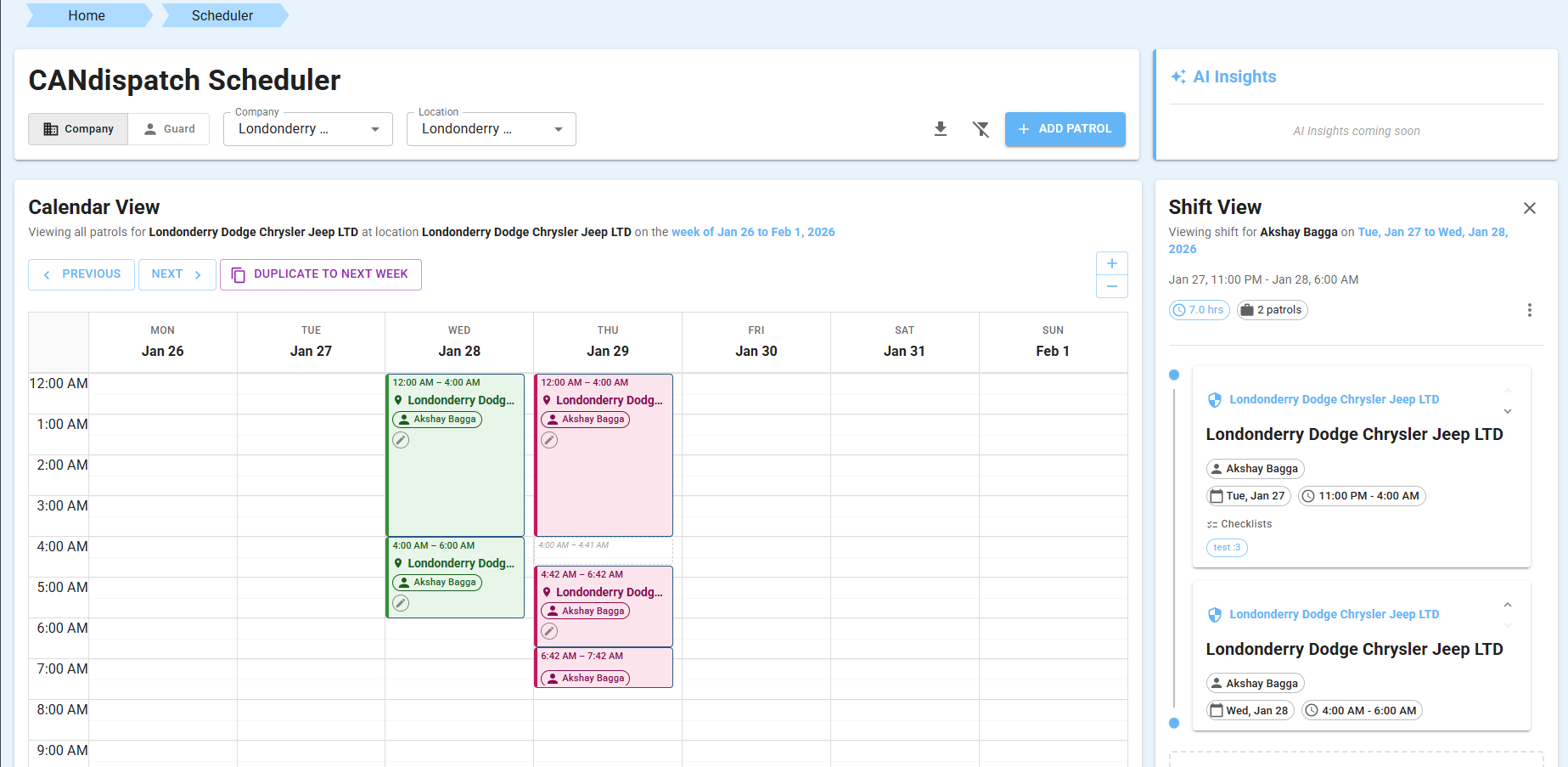 CANdispatch scheduler screenshot